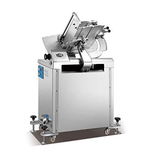 MS 14A 2550W Floor Model 110V Commercial Automatic Electric Meat Slicer with Stainless Steel Blade (14-Inch Blade)
