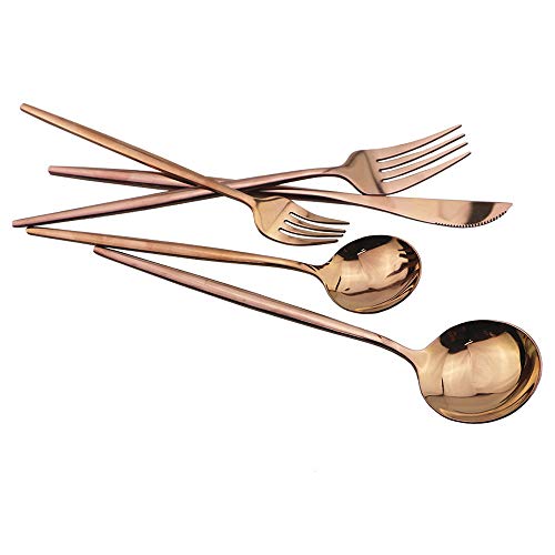 Rose Gold Silverware Set (Service for 6 / Rose Gold)