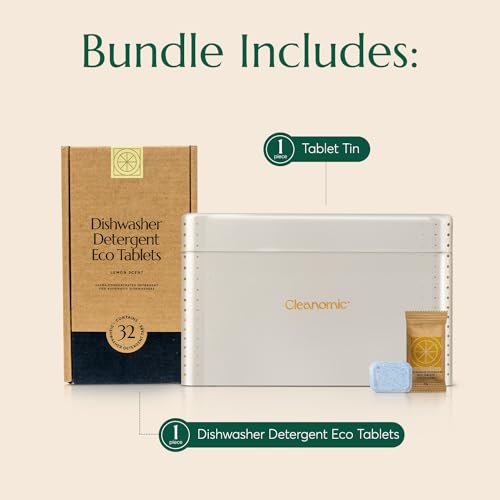 Dishwasher Pods and Tablet Tin Bundle (32 Count)