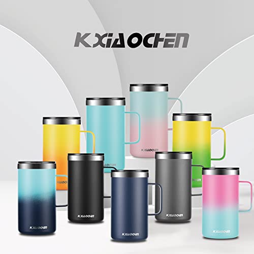 2 Pack 20 oz Insulated Coffee Mugs (B2.Purple+Navy / 20 ounces (2 pack))