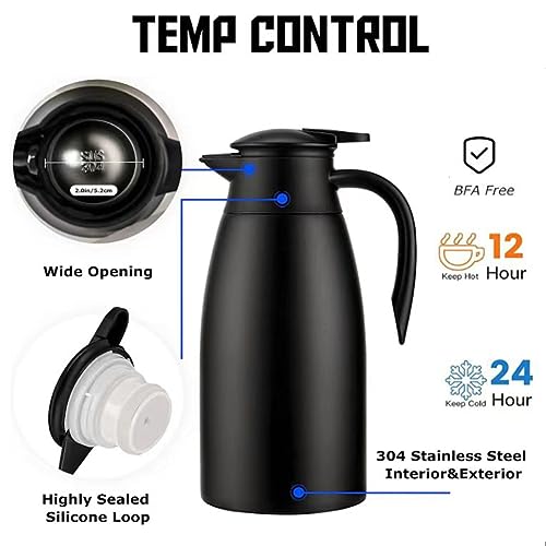 Thermal Coffee Carafe 70 oz (Black)