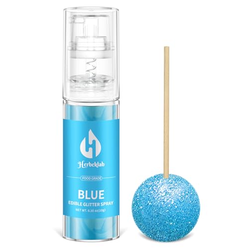 Blue Edible Glitter Spray