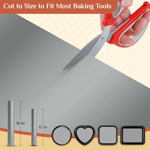 Silicone Baking Mat Roll (Gray / 72"L x 16"W)