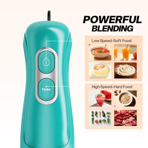 Immersion Blender Corded 400W (Cyan Blue / single)
