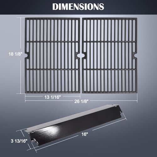 Grill Grates & Heat Plates for Charbroil Commercial Series 4 (Grates + Heat Plate)