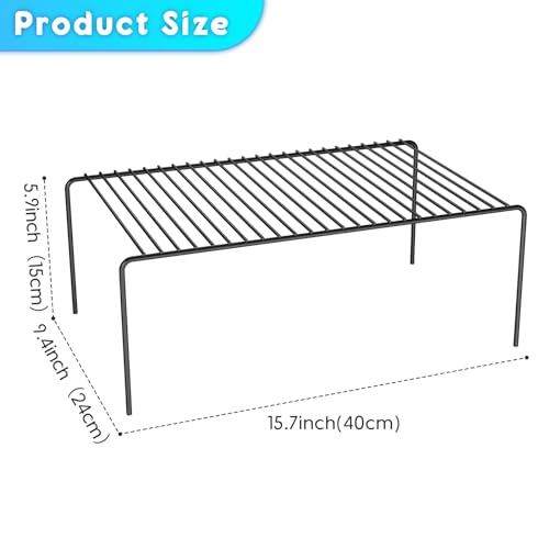 4Pack Cabinet Storage Shelf Rack (4 Count)