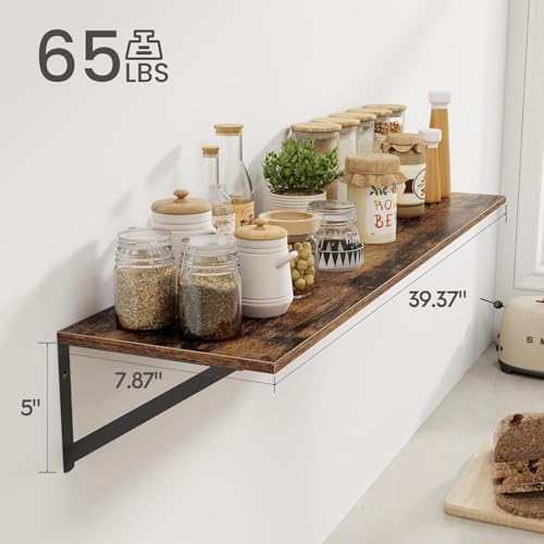 Deep Floating Shelves for Wall
