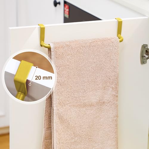Over Cabinet Door Towel Bar (Gold)