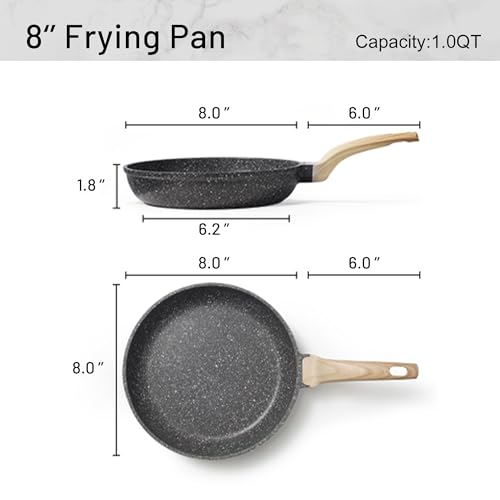 Nonstick Frying Pan (Black / 8")