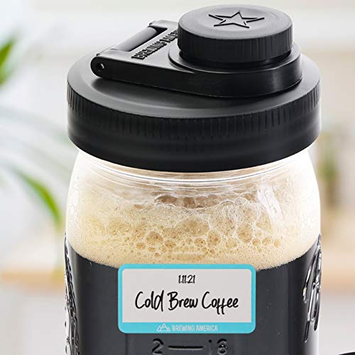 Dissolvable Food Labels for Food Containers (Teal)