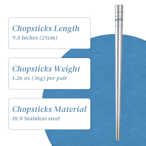 Stainless Steel Chopstick Gift Set