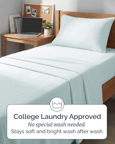 Twin XL 3 Piece Sheet Set (23 - Ice Blue / Twin XL)