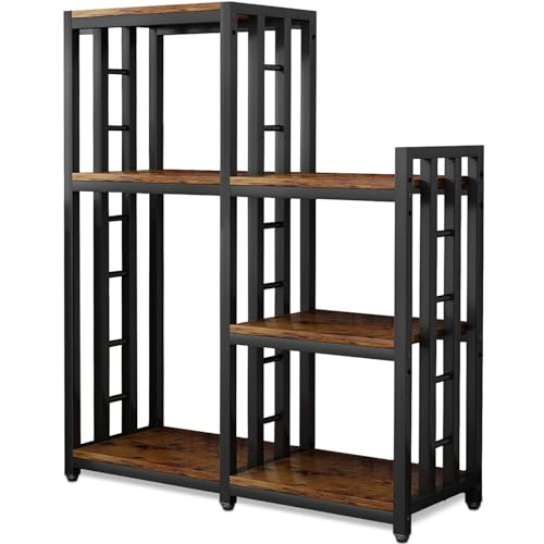Kitchen Storage Shelf Bakers Rack (Tiger Brown)