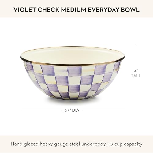 Everyday Bowl (Medium (1 Bowl) / Violet Check)