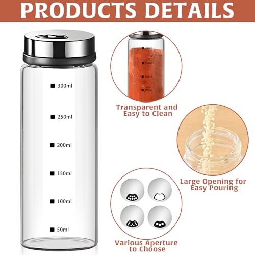 2Pcs Large Salt & Pepper Shakers