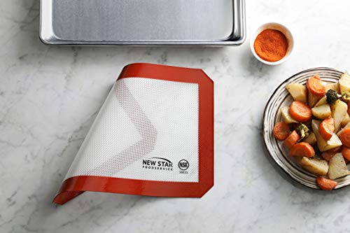 Commercial Grade Silicone Baking Mat Non (Quarter Size (8" x 12"))