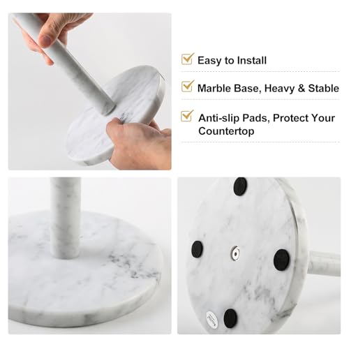 Italian Marble Paper Towel Holder Countertop