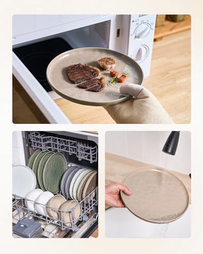 Mars Stoneware Dinnerware Set for 4 (Cinnamon Brown / Set(12pcs))