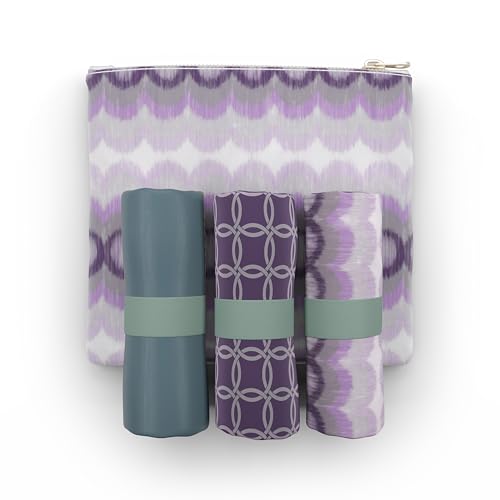 Reusable Grocery Bag Bundle (Purple 3 Medium)