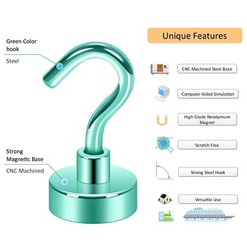 Magnetic Hooks (15 Count)