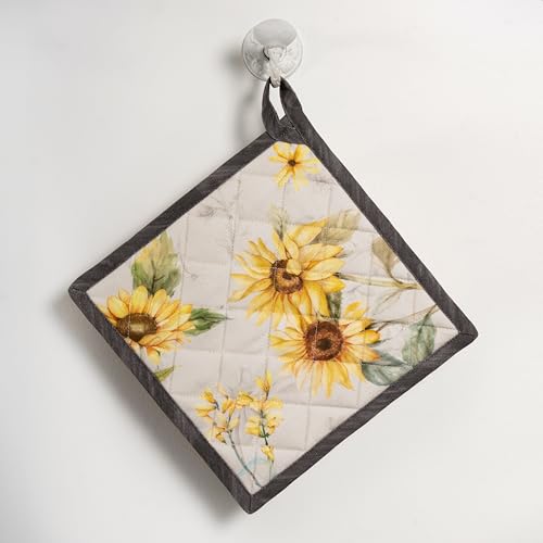 Pot Holders 100% Cotton Potholders (057 - Candice / 8" x 8" (Pot Holder Pack of 1))