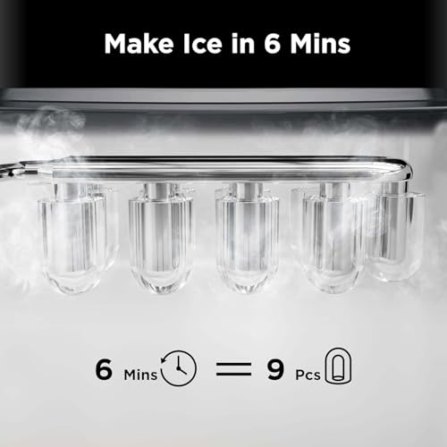 Ice Maker Countertop (Upgrade black / 26.5 lbs)