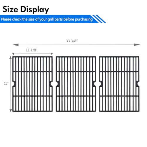 720 0896B Grill Grates for Nexgrill Replacement Parts 6 Burner 720