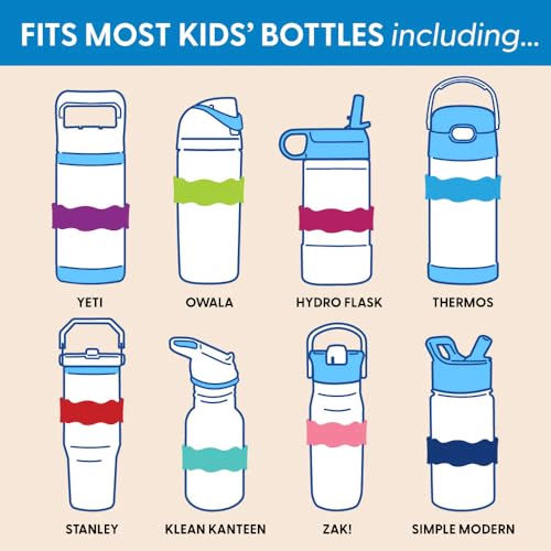 Orbit Labels Silicone Bottle Bands (Blushing Cheeks)