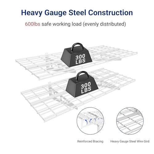 2 Pack 2x4ft 24 (2 pack-2x4 ft / White)