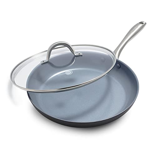 Lima Hard Anodized 12" Frying Pan Skillet with Lid (12" Frying Pan Skillet)