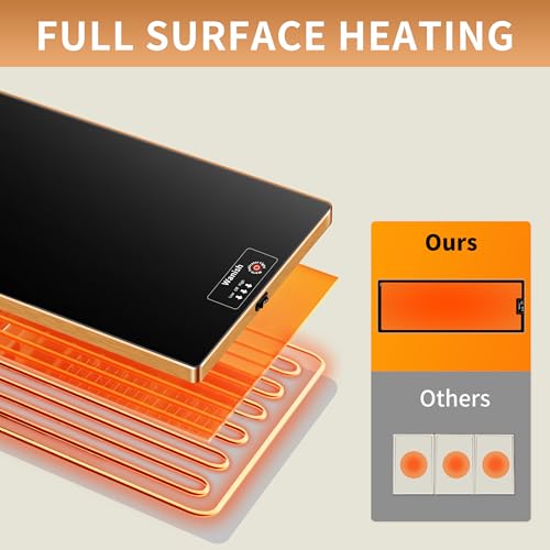 Electric Warming Tray (Black / Extra Long-59"x12")