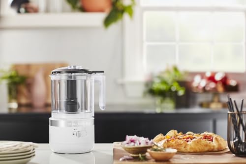 5 Cup Food Chopper Cordless KFCB519WH (White / 5 Cup / Cordless 5 Cup)