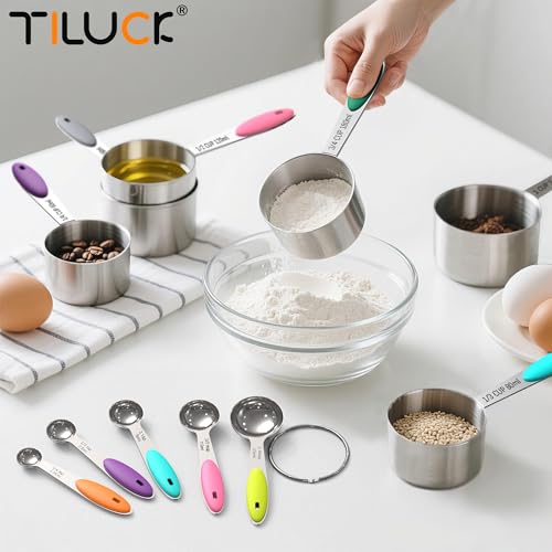 Nesting Measuring Cups and Spoons Set (10 Count)