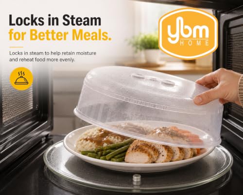 Microwave Splatter Cover Keeps Your Microwave Spotless During Food Heating (3.25x11x10)