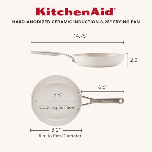 Ceramic Induction Skillet Set (Porcelain / 8.25-Inch & 10-Inch)