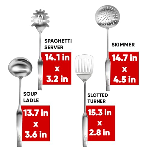 Newness 4 Pcs Cooking Utensils Set