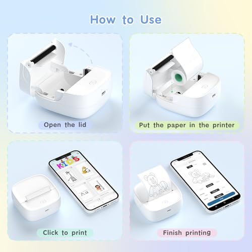 JD 23 Sticker Printer (White)