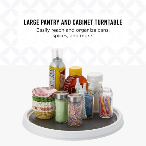 Basics Non Skid Pantry Cabinet Lazy Susan Turntable