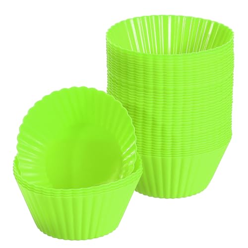 42Pcs Silicone Cupcake Liners