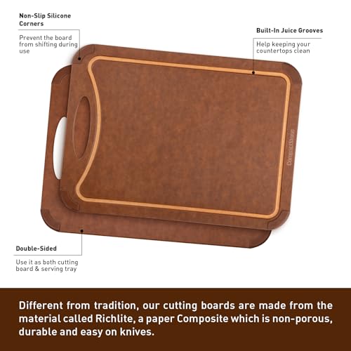 Cutting Board with Non (17.3"L x 12.8"W)