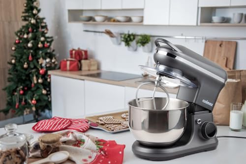 Stand Mixer CUSIMAX Kitchen Mixer with Digital Switch Control (Grey)