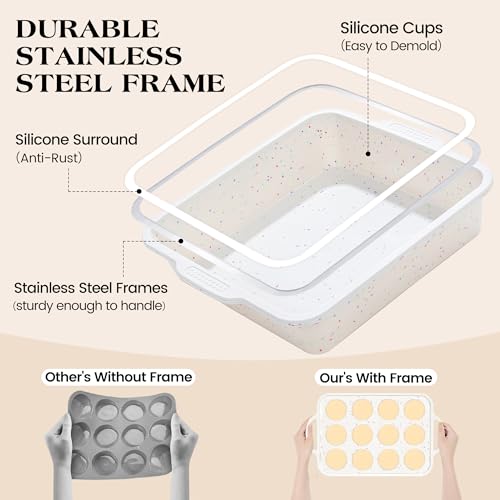 8x8 inch Silicone Square Cake Pan (Square / 8 inch)