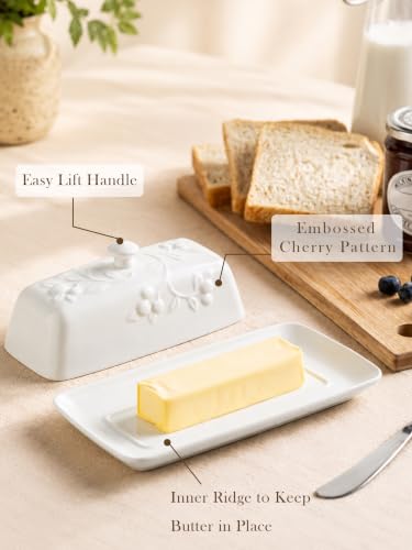 Butter Dish with Lid for Countertop