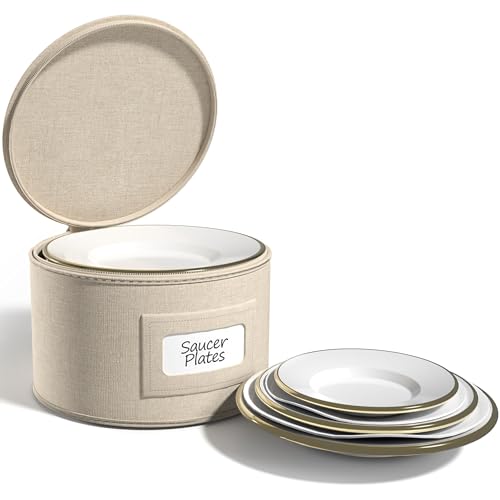 China Storage Containers (Beige / Dessert Plate Storage)
