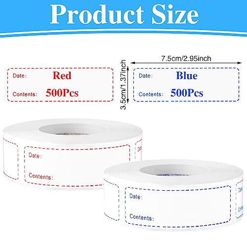 1000 Freezer Labels