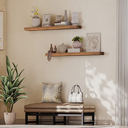 Floating Shelves for Wall (Rustic Brown / 47.2 Inches)