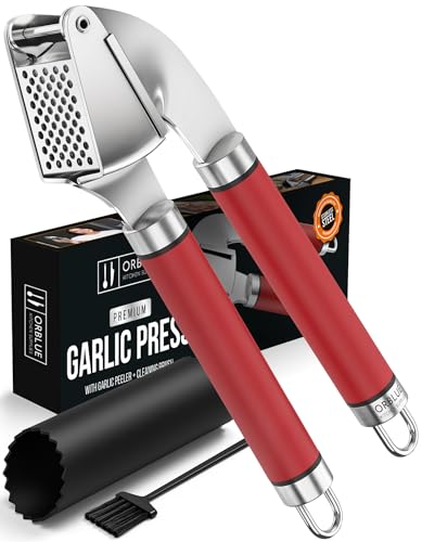 Garlic Press and Peeler Set
