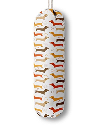 Dog Pattern Grocery Bags Holder Organizer (Dog 09)