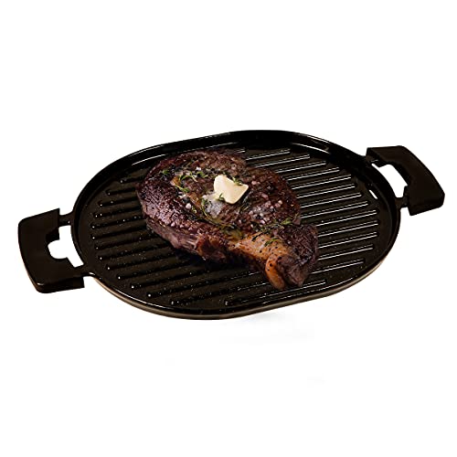 Cast Iron Grill With Enameled Non (Cast Iron Grill)
