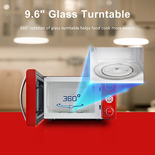 GLCMKA07RDR 07 Microwave Oven (Red / .7 cu ft / Classic)